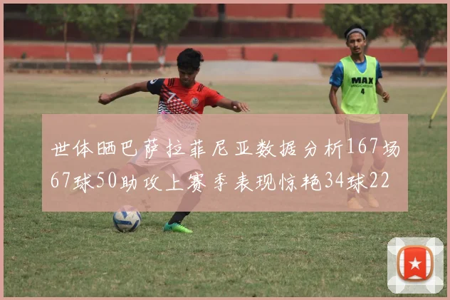 世体晒巴萨拉菲尼亚数据分析167场67球50助攻上赛季表现惊艳34球22助